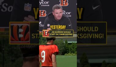 Joe Burrow is BACK! 🦃🏈 #burrow #bengals #thanksgiving #football #NFL