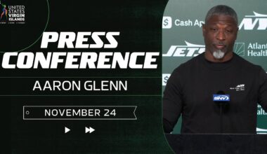 Aaron Glenn Press Conference (11/24) | New York Jets