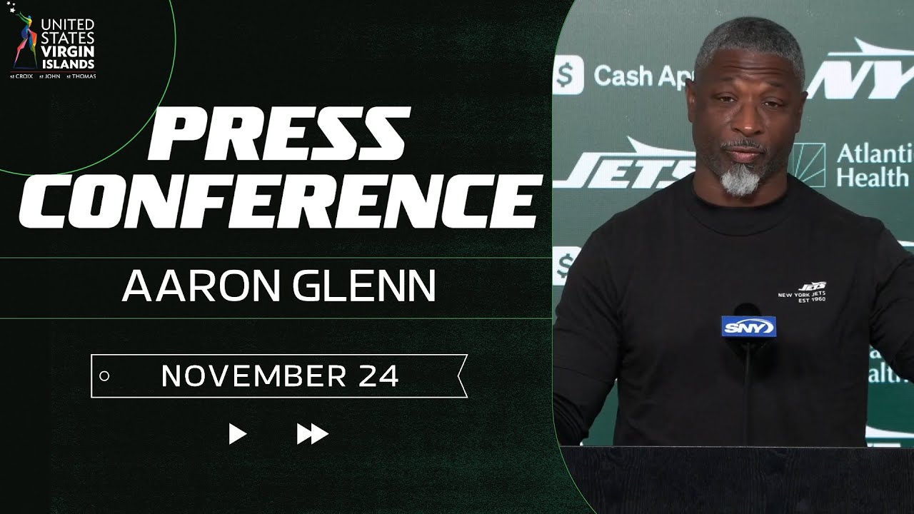 Aaron Glenn Press Conference (11/24) | New York Jets