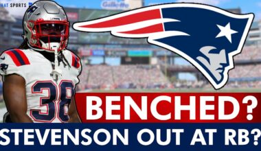 Rhamondre Stevenson BENCHED As Patriots RB? MAJOR Giants News Impacts Matchup vs. New England