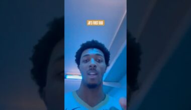 Trey Murphy III sends a message after Pelicans win 🗣️ #pelicans #nba #shorts