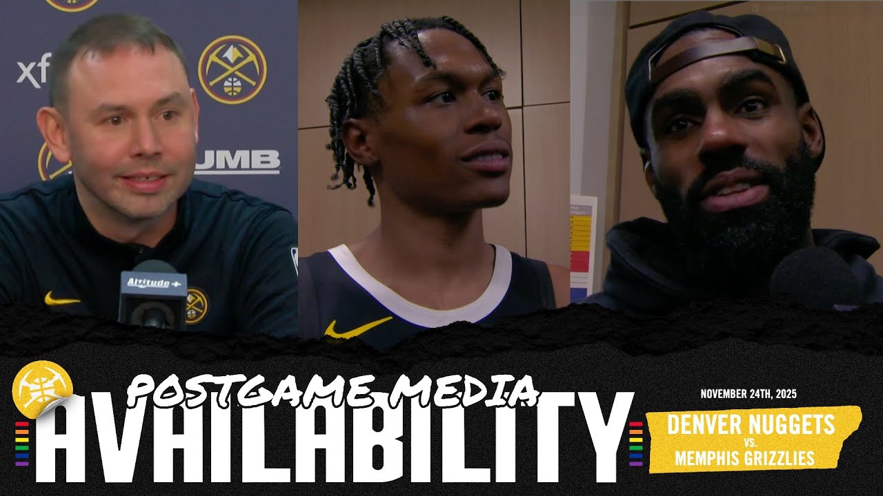 ALL Denver Nuggets Postgame Media vs. MEM🎙️