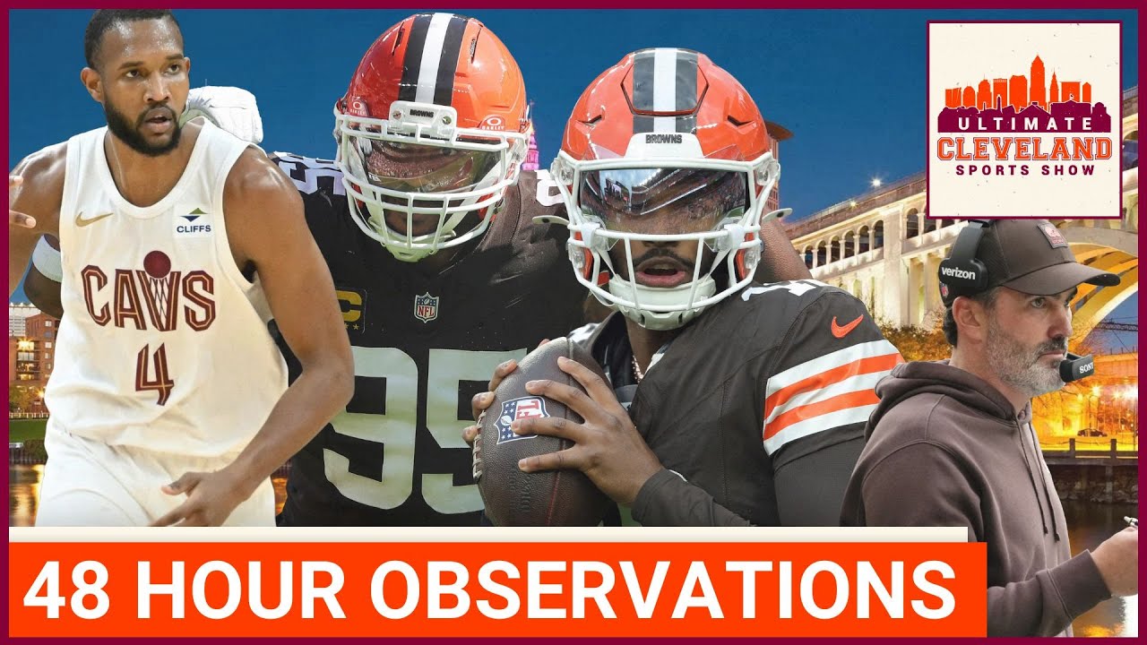Shedeur Sanders is officially the Browns' starting QB + the Cavaliers need more from Evan Mobley