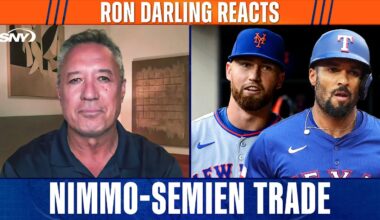 Ron Darling on Mets trading Brandon Nimmo for Marcus Semien | Baseball Night in NY