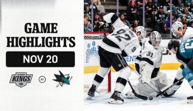 HIGHLIGHTS: LA Kings at San Jose Sharks | 11.20.25