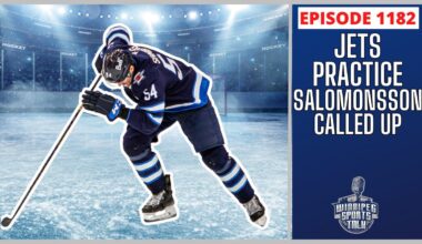 Winnipeg Jets practice update, Elias Salomonsson recalled, Blue Bombers interview for OC