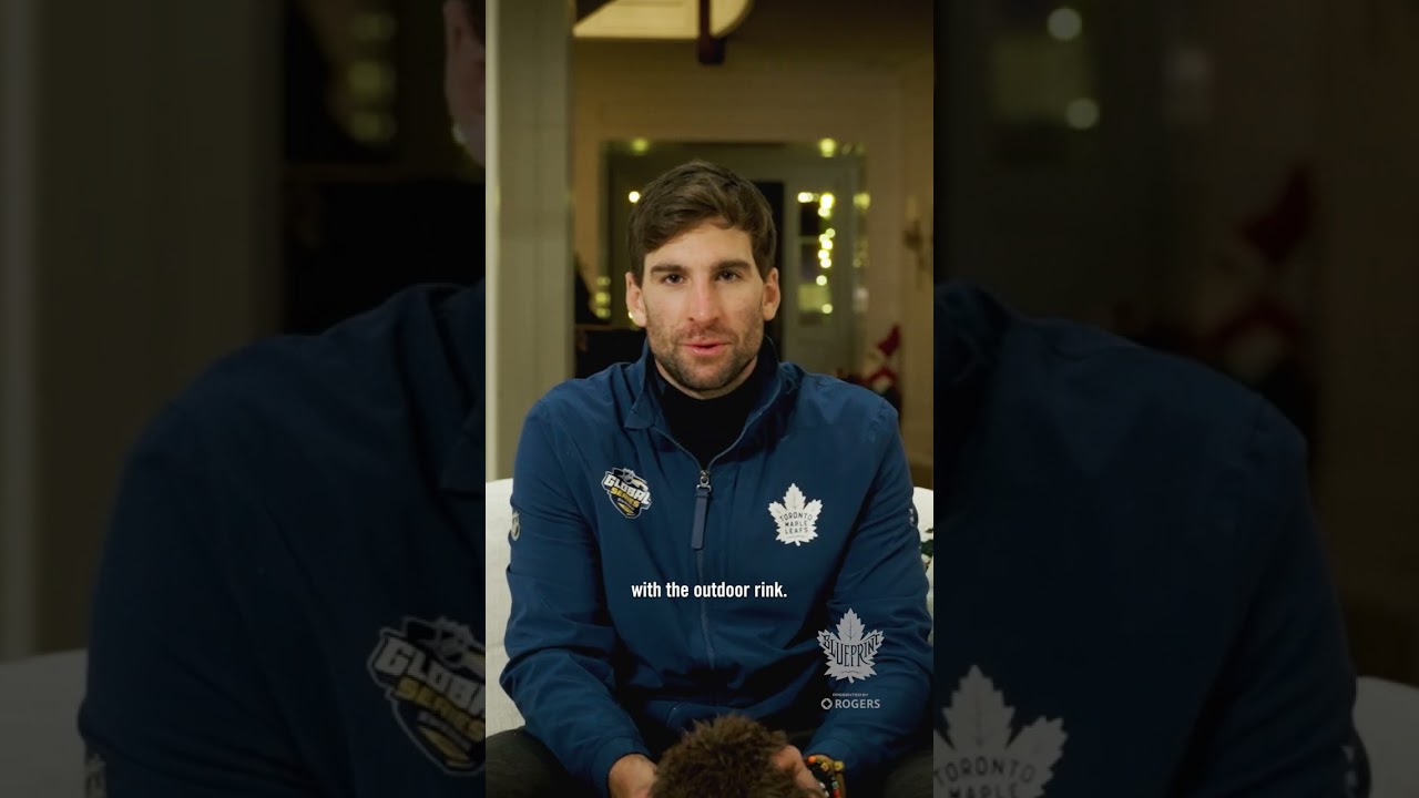 The Tavareses' backyard rink