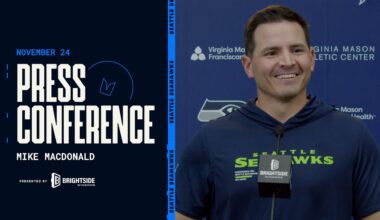Head Coach Mike Macdonald Recaps The Week 12 Win, Gives Updates On Injured Players