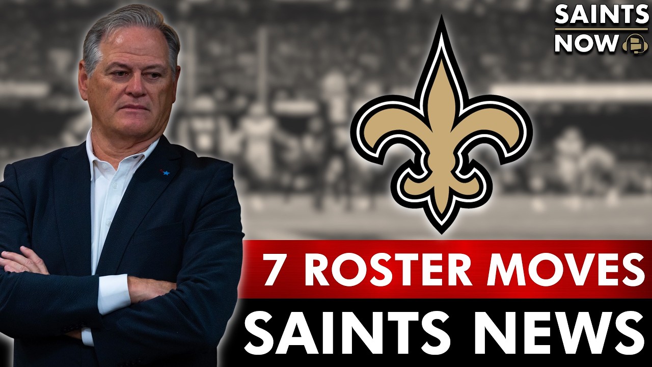 🚨BREAKING: New Orleans Saints Make MULTIPLE Roster Moves | Saints News