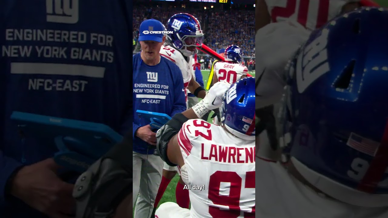 The big fella got after it on Sunday 😤 #shorts #nfl #giants #nygiants #newyorkgiants