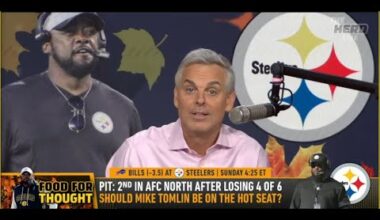 THE HERD | Colin Cowherd STUNS, Pittsburgh Steelers Should FIRE Mike Tomlin | NFL