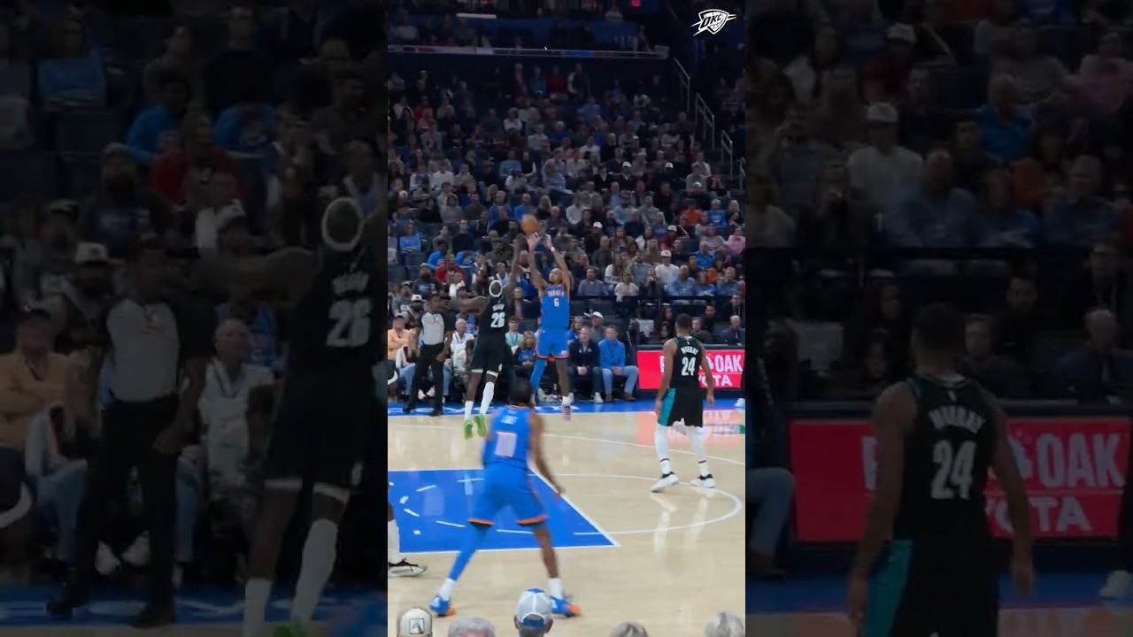3️⃣ ball from 6️⃣ #okcthunder