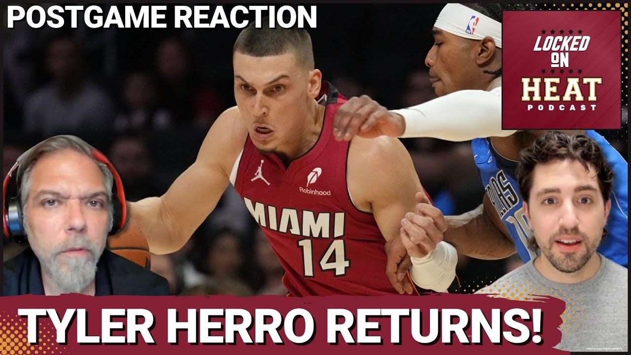REACTION: Miami Heat SURVIVE as Tyler Herro and Kel'el Ware Deliver Clutch Victory Over Mavericks