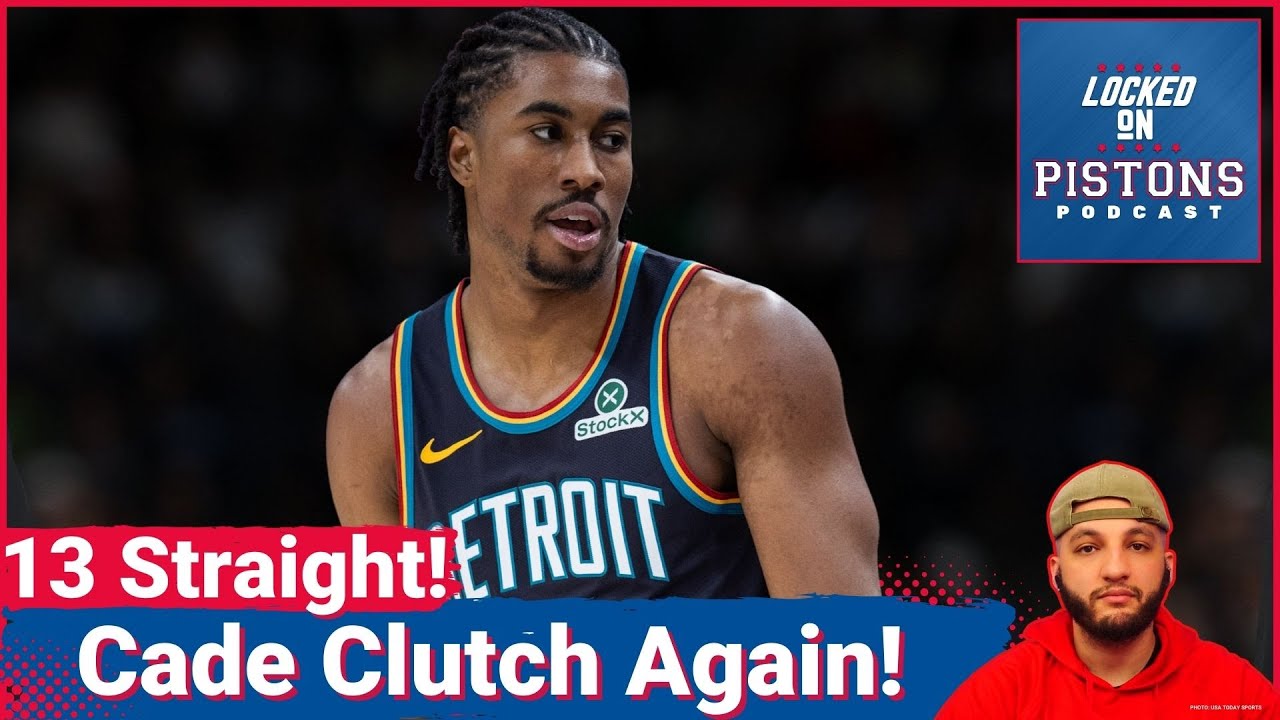 CLUTCH: Cade Cunningham FINISHES Pacers as Detroit Pistons TIE Franchise WIN-STREAK Record