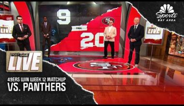 Christian McCaffrey fuels 49ers' sloppy ‘Monday Night football' win vs. Panthers | NBC Sports BA