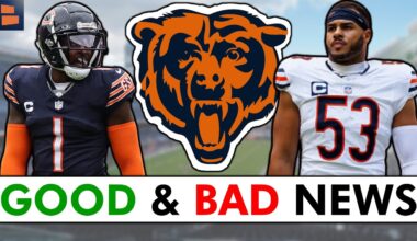 Today’s Chicago Bears Injury News Is GOOD & BAD Before The Eagles Game