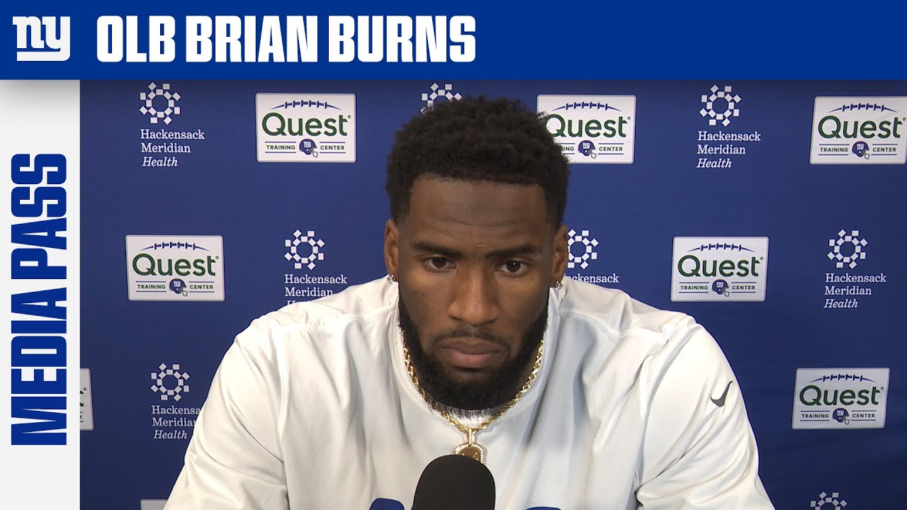 Brian Burns on New Defensive Coordinator Charlie Bullen | New York Giants