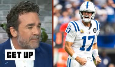 GET UP | Jeff Saturday believes Daniel Jones will lead the Indianapolis Colts deep into the playoffs