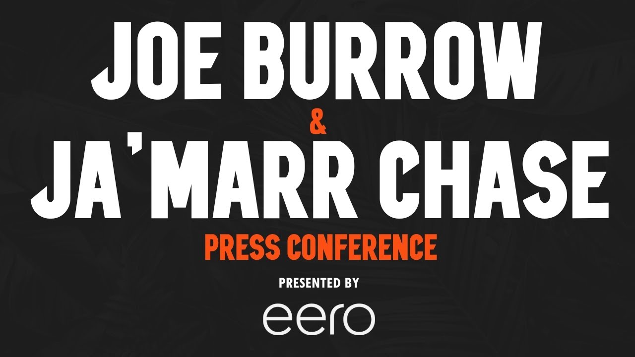 Joe Burrow and Ja'Marr Chase Press Conference - November 25