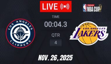 NBA LIVE! Los Angeles Lakers vs Los Angeles Clippers | November 26, 2025 | Lakers vs Clippers 2K26