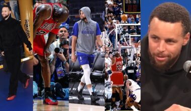 Steph Curry trolls Utah and wears MJ's Flu Game and Last Shot shoes vs Jazz 😂
