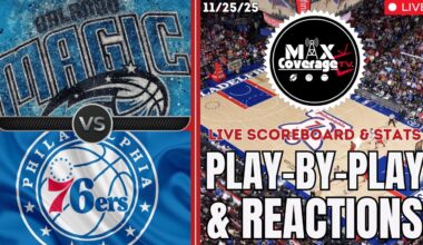 🔴LIVE - Orlando Magic vs Philadelphia 76ers - Play-By-Play & Reactions (11/25/25)