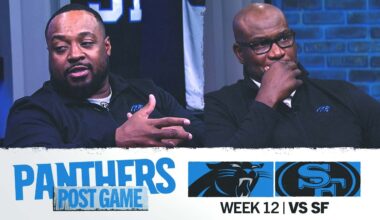 Panthers at 49ers Week 12 Reaction | Postgame Show | Carolina Panthers