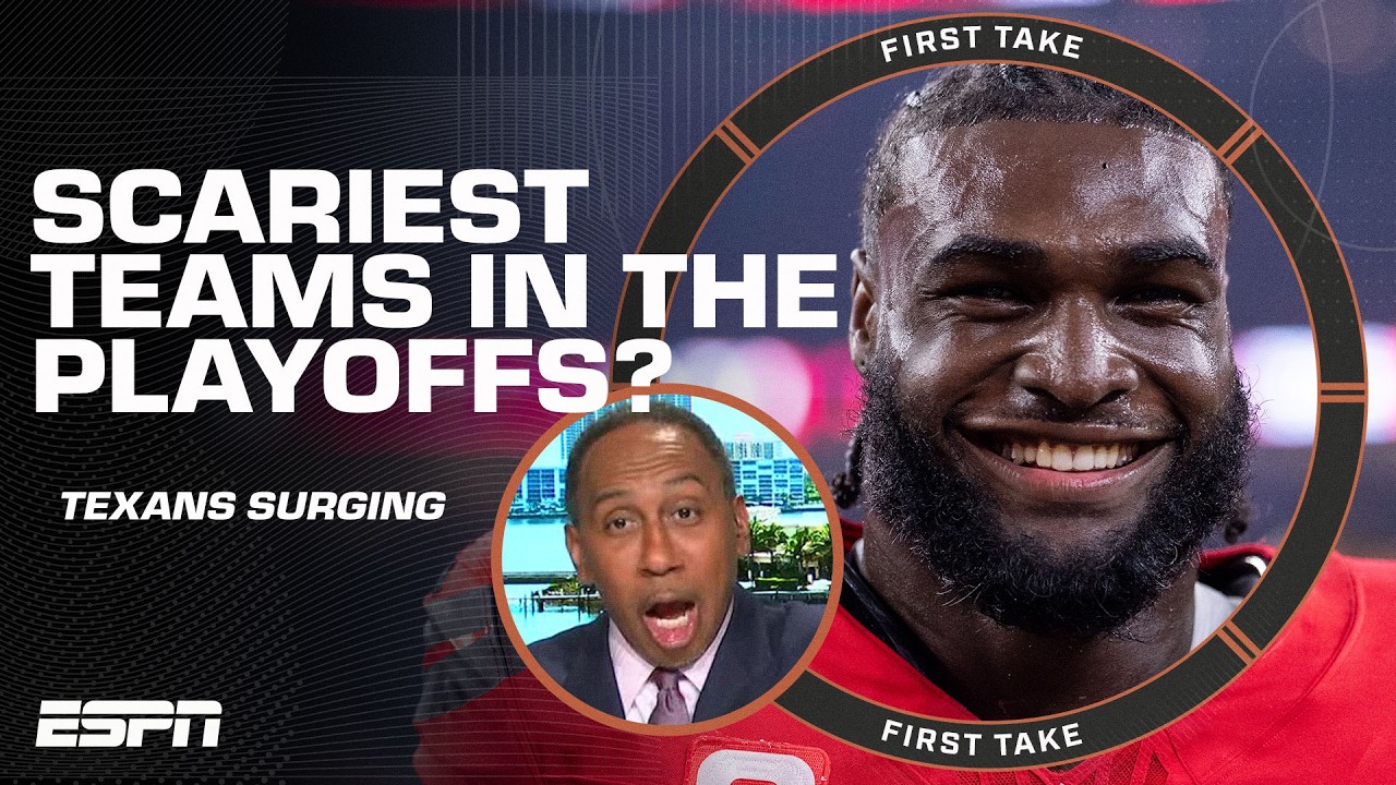 Stephen A. is SCARED of the Texans in the playoffs 🗣️ 'Will Anderson Jr. is SPECIAL' | First Take