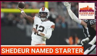 Shedeur Sanders is officially the Cleveland Browns' starting quarterback... but for how long?