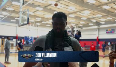 Zion Williamson on return to lineup, third quarters | New Orleans Pelicans