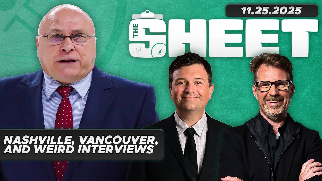 NHL Teams Falling Off, Preds Turmoil & Canucks Rumors ft. Greg Wyshynski | The Sheet with Jeff Marek