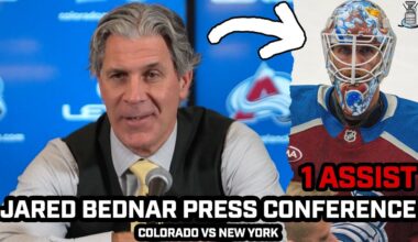 Jared Bednar PRAISES Landeskog & JOKES About Wedgewood's Assist After Avs WIN vs Rangers