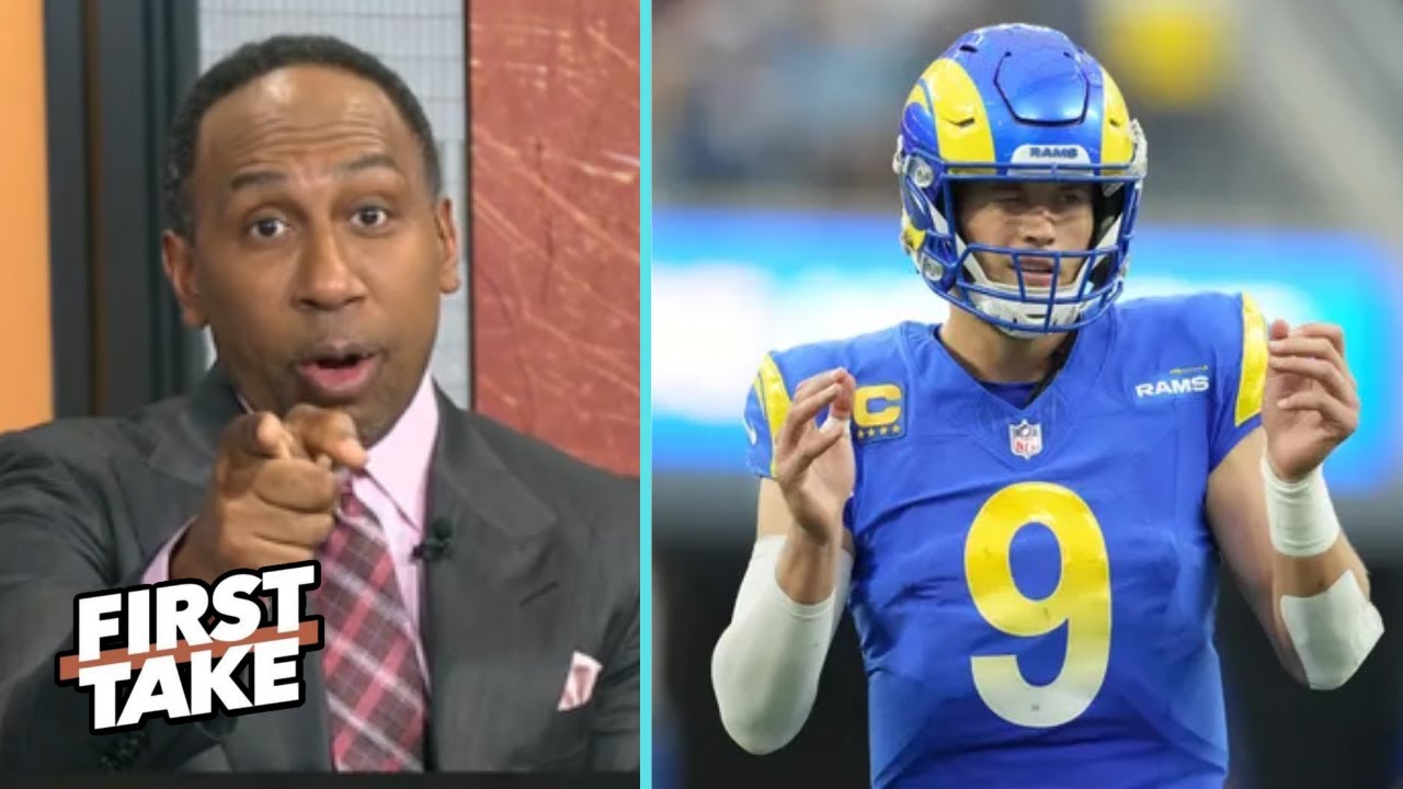 FIRST TAKE | "Rams will win Super Bowl this year" - Stephen A. is endorsing Matthew Stafford for MVP