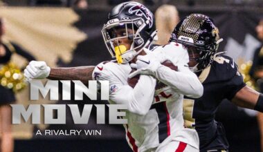 Falcons win rivalry game on the road against the Saints | A Mini Movie