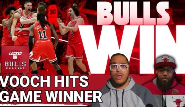 NIKLOA VUCEVIC WITH HIS SECOND GAME WINNER OF THE SEASON TO GIVE BULLS THE WIN OVER PORTLAND