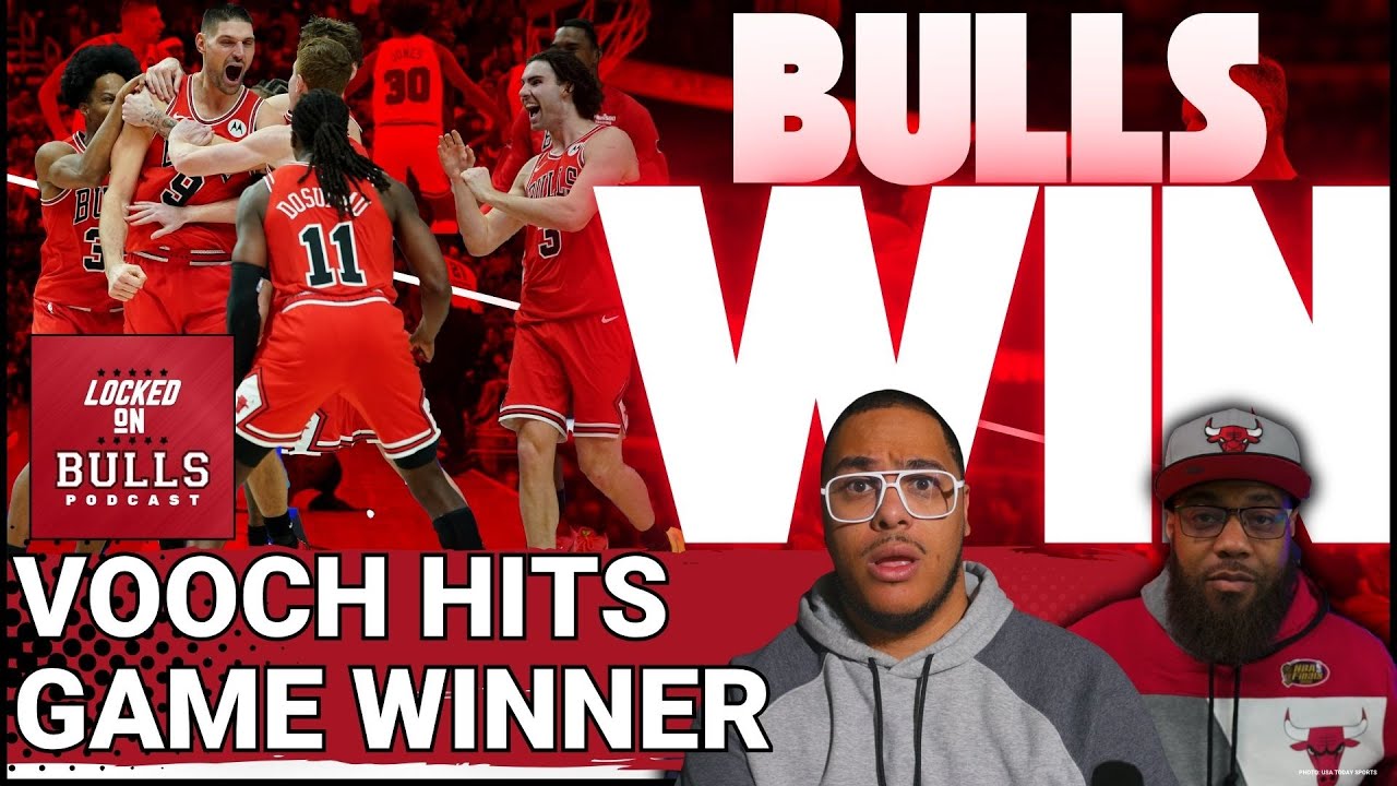 NIKLOA VUCEVIC WITH HIS SECOND GAME WINNER OF THE SEASON TO GIVE BULLS THE WIN OVER PORTLAND