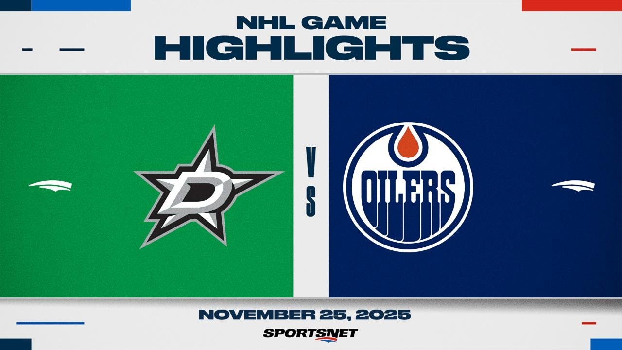 NHL Highlights | Stars vs. Oilers - November 25, 2025
