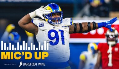 Kobie Turner Celebrates His CRAZY Sacks While Mic'd Up Against The Buccaneers