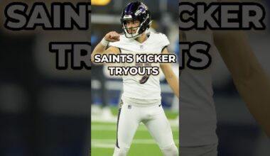 Justin Tucker TRYING OUT For The New Orleans Saints #shorts #nfl Saints News