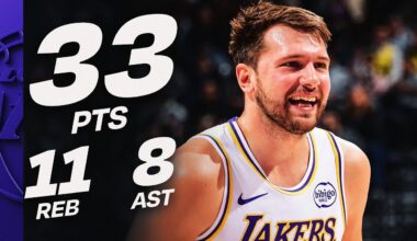 Luka Dončić Drops 33 PTS, 11 REB & 8 AST vs Jazz | November 23, 2025
