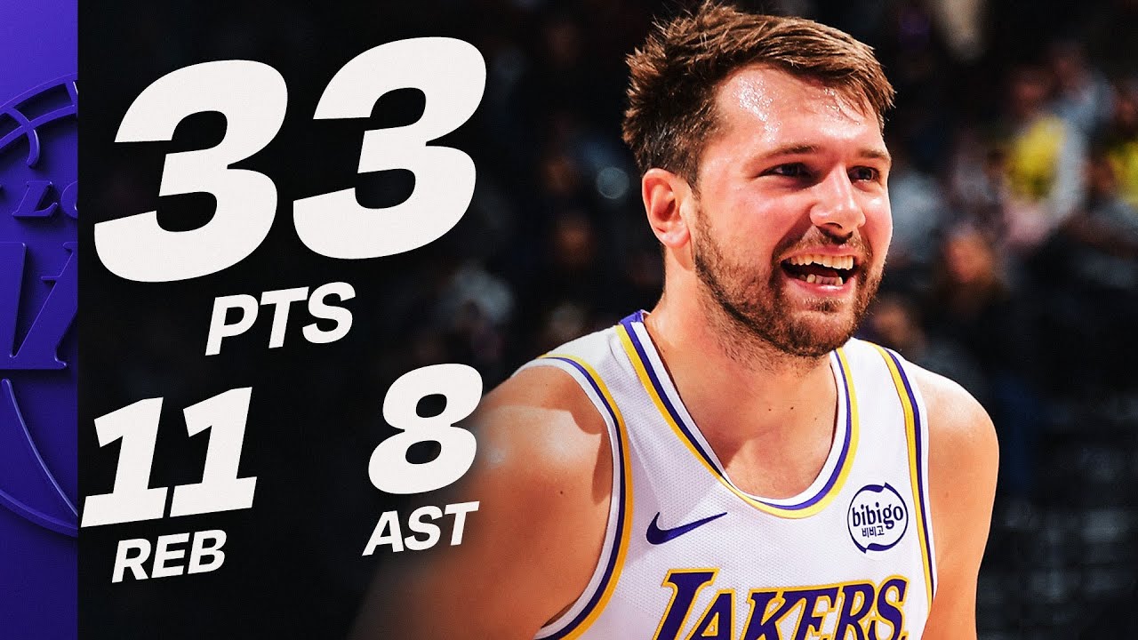 Luka Dončić Drops 33 PTS, 11 REB & 8 AST vs Jazz | November 23, 2025