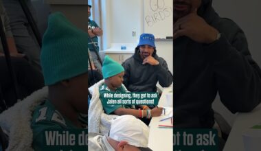 Jalen Hurts had some special friends help design his #MyCauseMyCleats #shorts