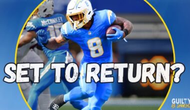 Chargers Eye Omarion Hampton Return, Shake Up OL Ahead of Raiders Week