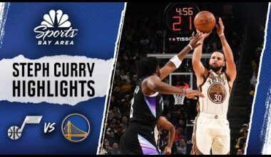 Steph Curry highlights: Watch Warriors star score 31 points in win against Jazz | NBC Sports BA