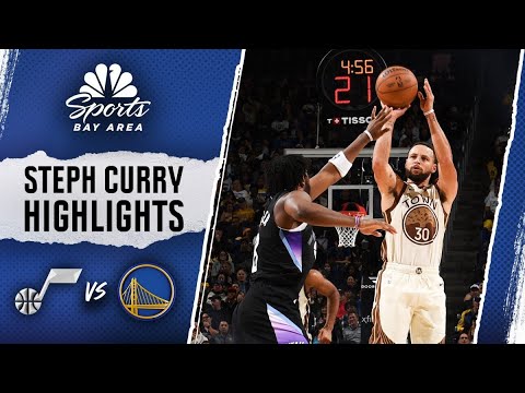 Steph Curry highlights: Watch Warriors star score 31 points in win against Jazz | NBC Sports BA