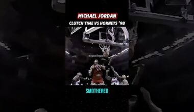 Michael Jordan Clutch Time vs Hornets | 02.11.1998 #shorts