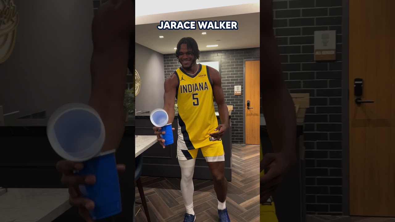 Jarace Walker Tries to Catch the Cup 👀