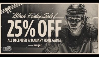 2025 Detroit Red Wings Black Friday Sale