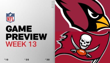 Arizona Cardinals vs Tampa Bay Buccaneers | Week 13 Game Preview