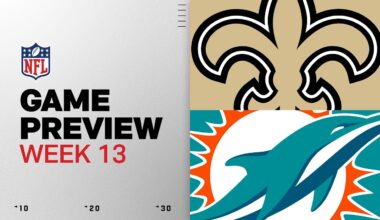 New Orleans Saints vs Miami Dolphins | Week 13 Game Preview